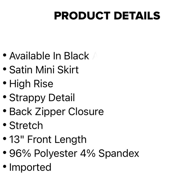 Fashion Nova Black Mini Skirt - Picture 6 of 6